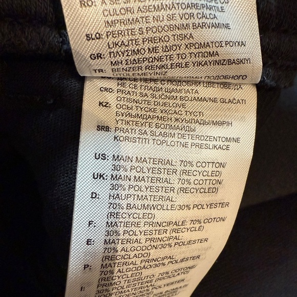 NWT - Adidas Fleece Joggers with Salmon ish Logo size L Slim, Normal Length - Picture 8 of 8